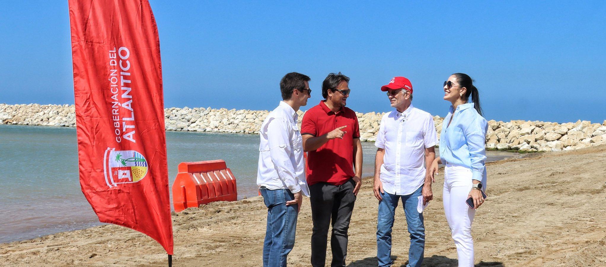 Gobernador Verano en la inspección de las obras en Santa Verónica.