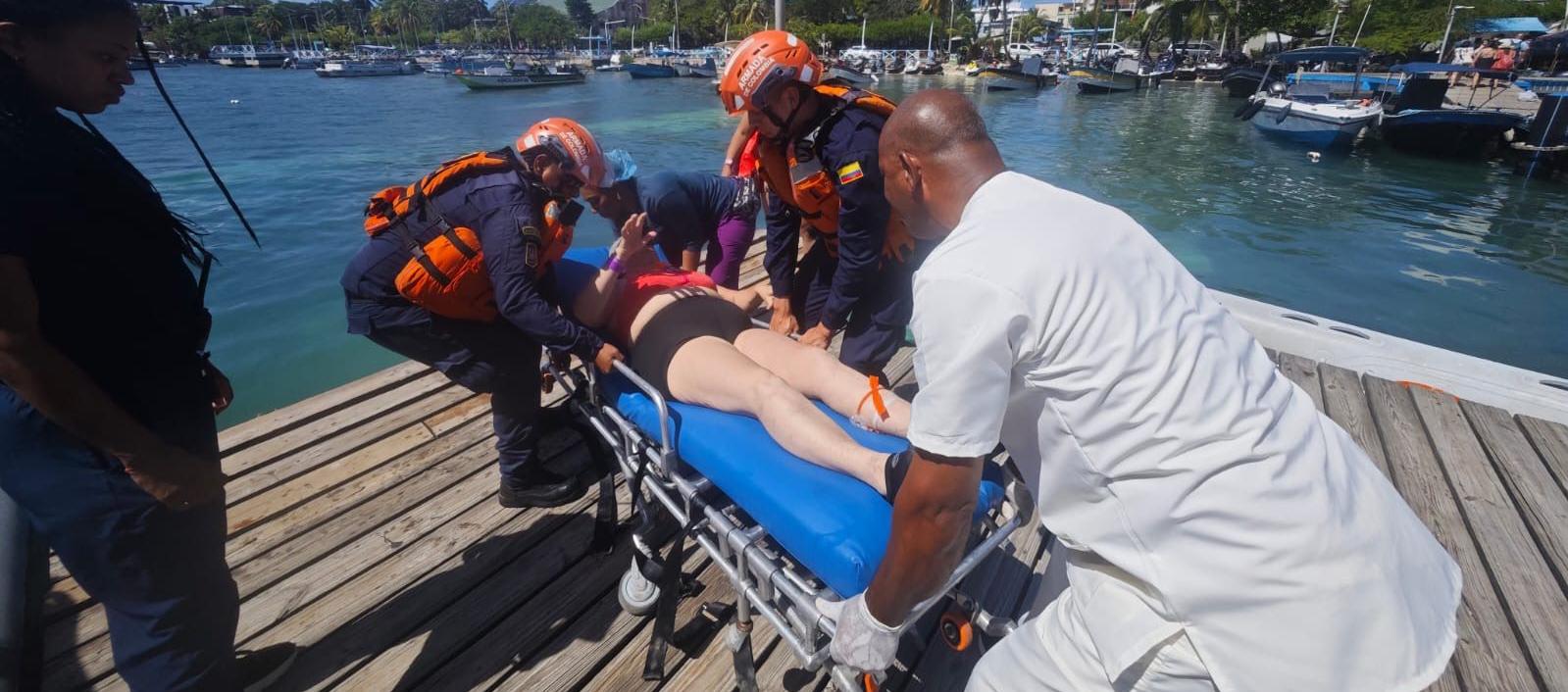 Armada auxilió a turista argentina en San Andrés.