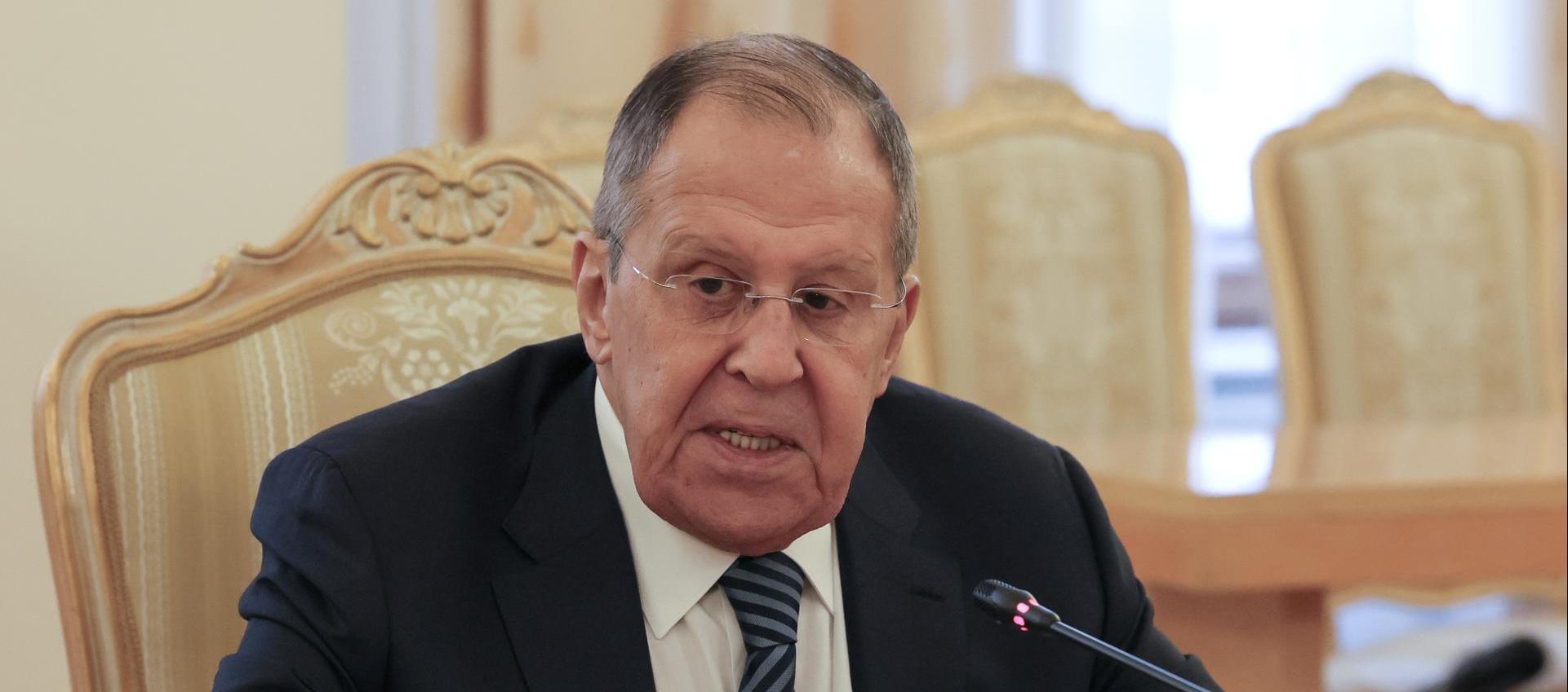 Sergey Lavrov, ministro de Relaciones Exteriores de Rusia.