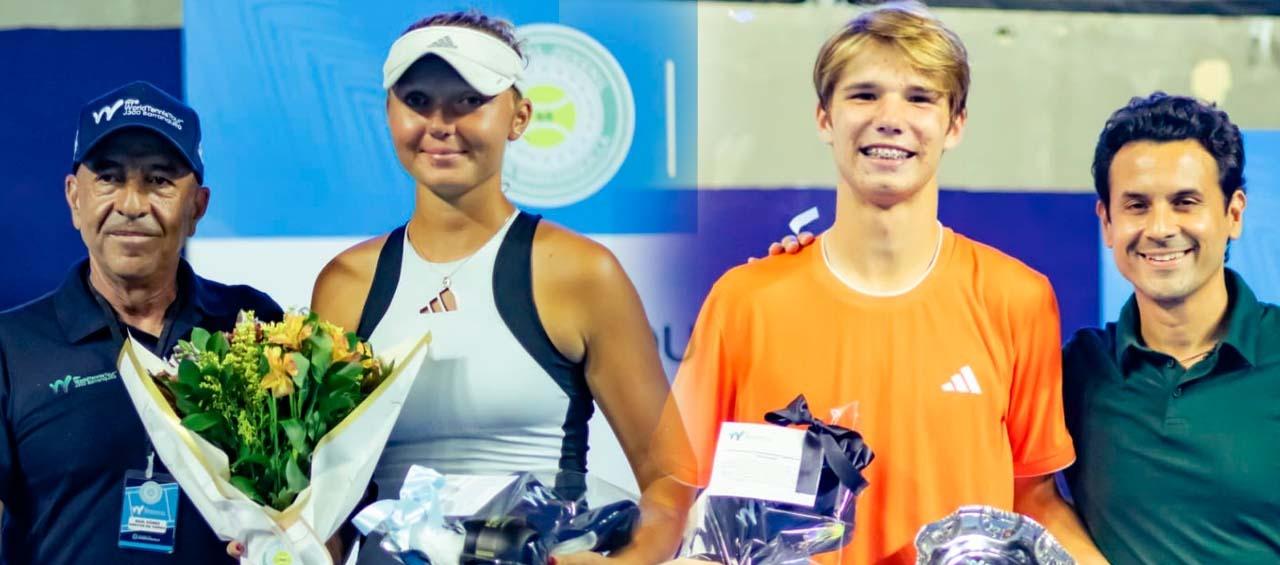 Olivia Traynor y Michael Antonius.