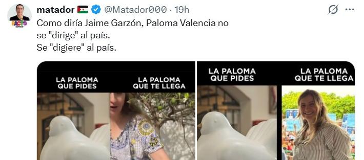 El trino publicado por el caricaturista Matador.