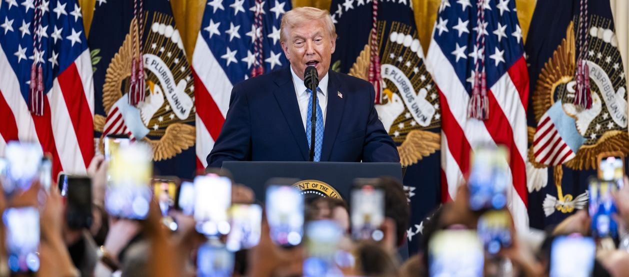 El Presidente de Estados Unidos, Donald Trump.