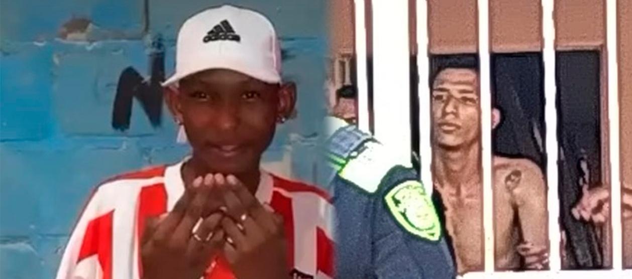 Ángelo Rafael Pacheco Pacheco, víctima, y Michell De Leones Martínez, victimario. 