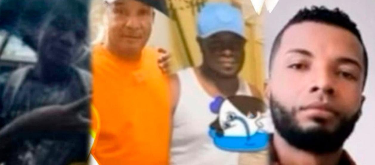 Víctimas de la masacre. 