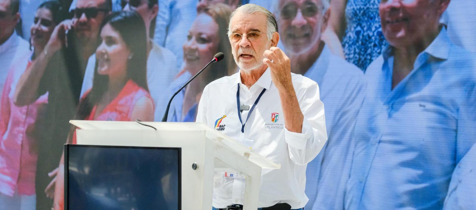 El Gobernador del Atlántico, Eduardo Verano.