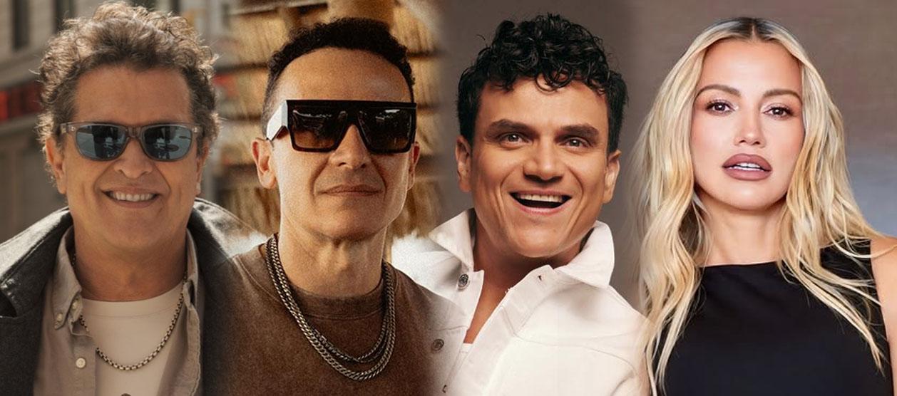 Carlos Vives, Fonseca, Silvestre Dangond y Fanny Lu