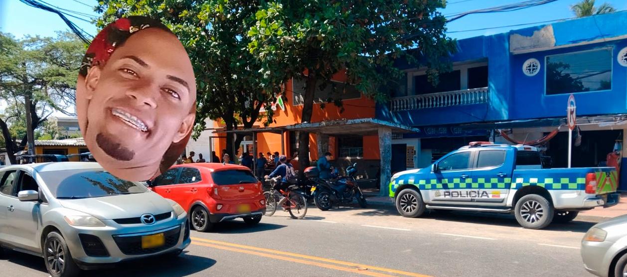 Wilson Jiménez Caro y el lugar donde se registró el hecho. 