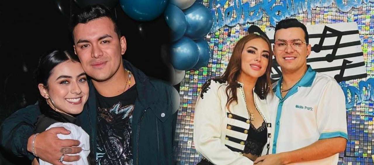 Yeison Jiménez con sus hermanas Heidy y Lina Jiménez.