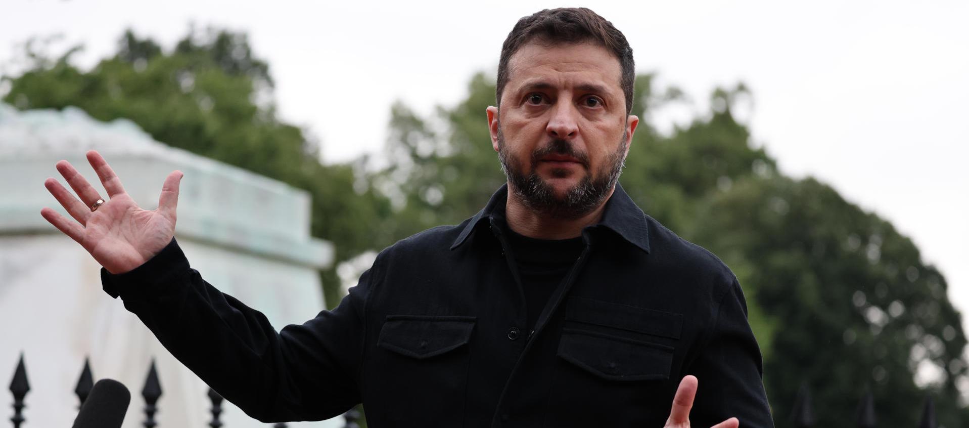 Volodímir Zelenski, Presidente de Ucrania.