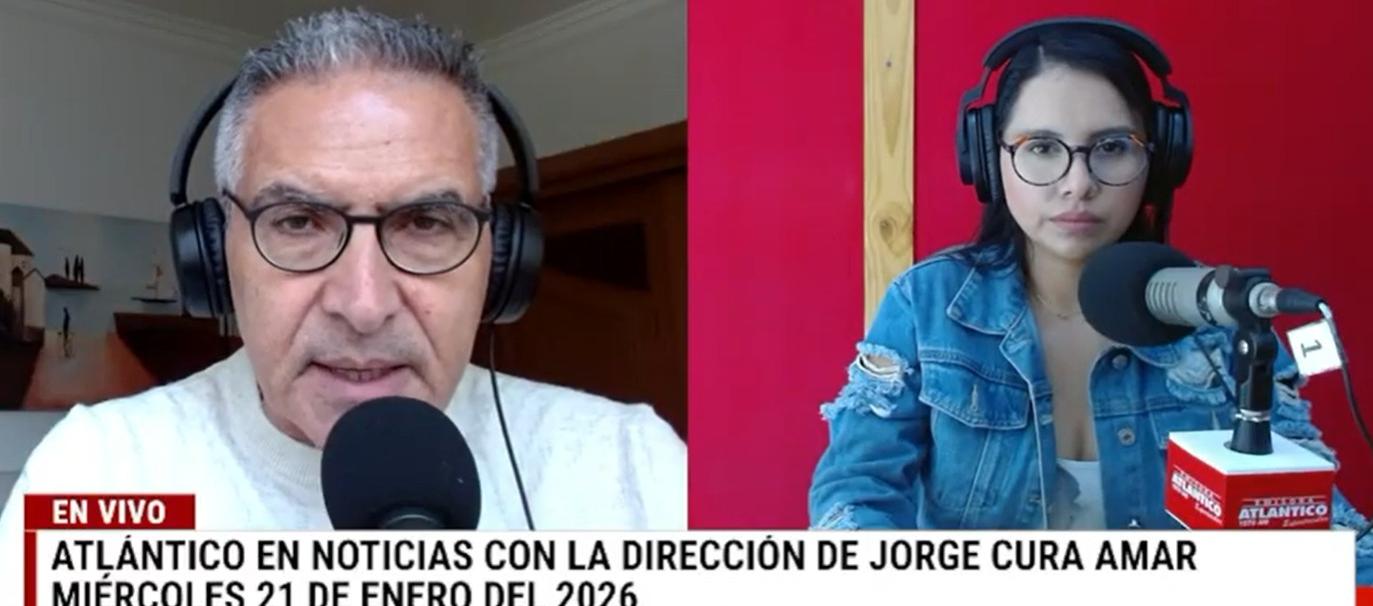 Transmisión de Atlántico en Noticias.