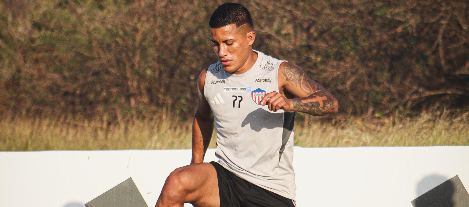 Cristian Barrios llegó al Junior procedente del América de Cali.