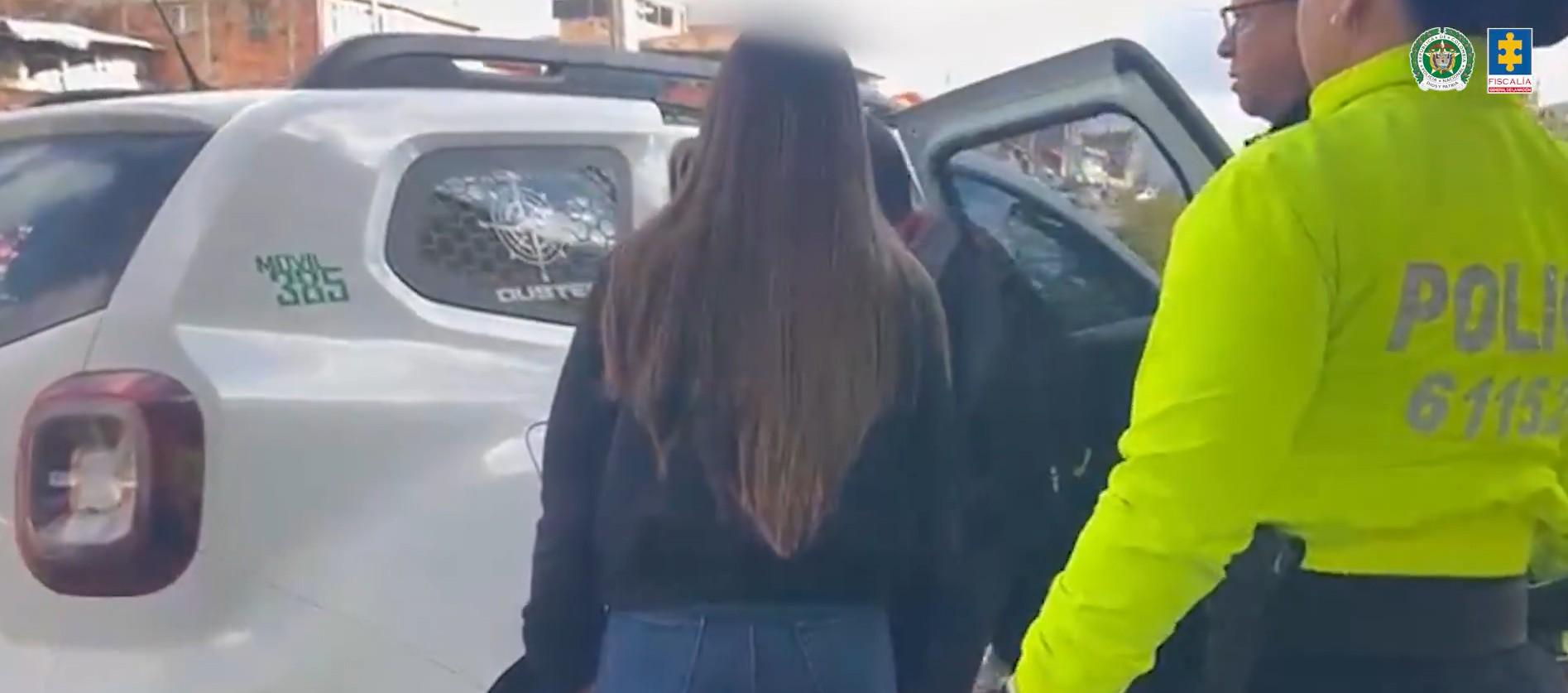 Policía Nacional durante las capturas. 