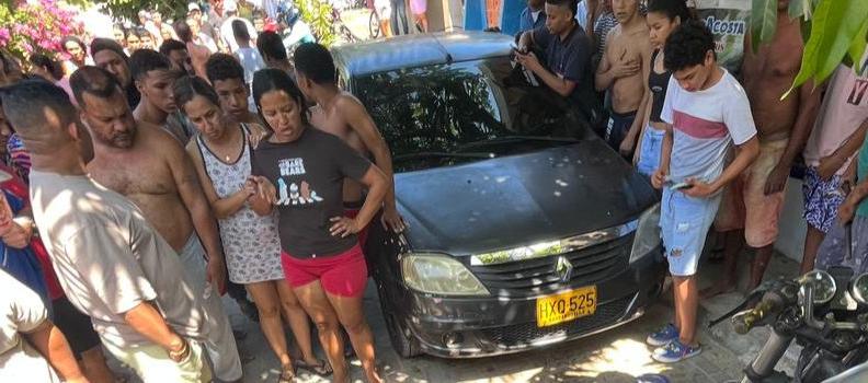 Lugar en donde ocurrió el doble homicidio en Puerto Colombia.