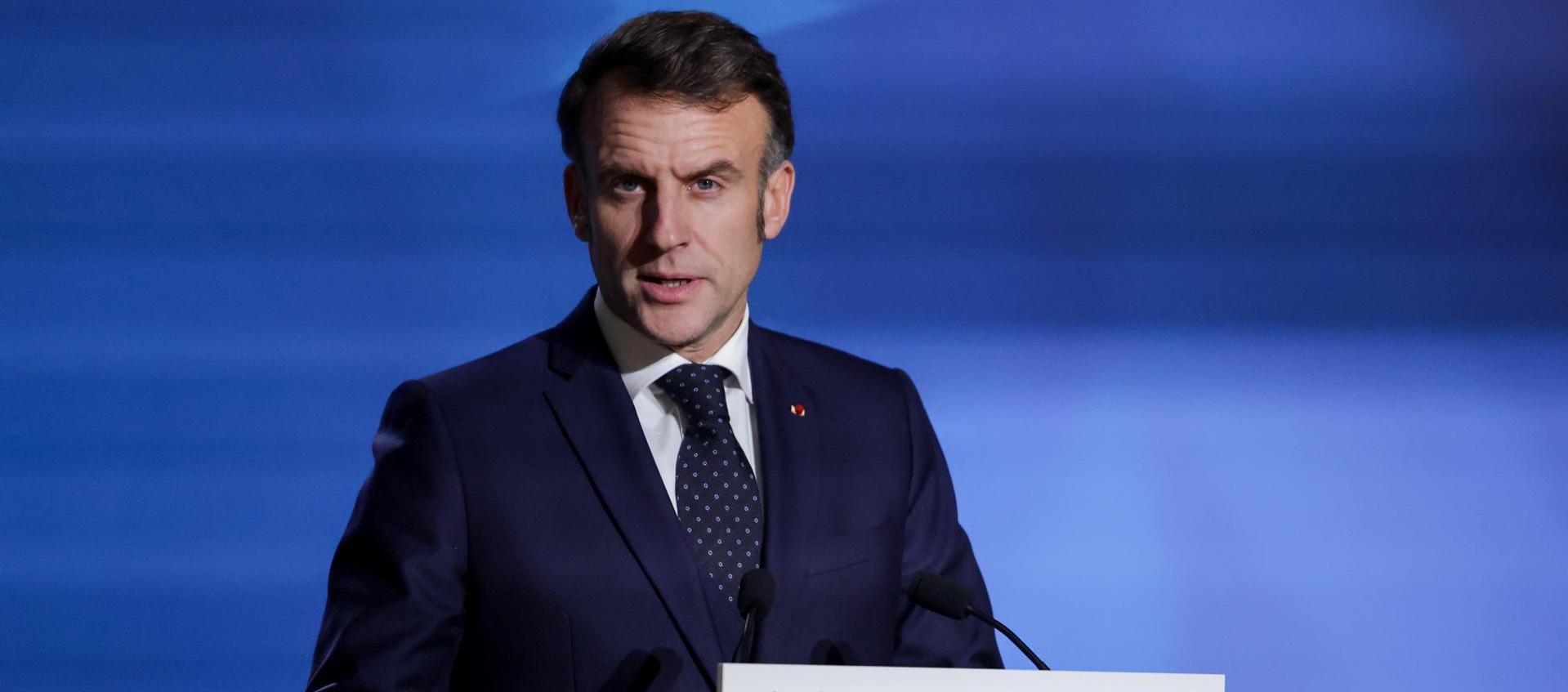 Emmanuel Macron, Presidente de Francia.