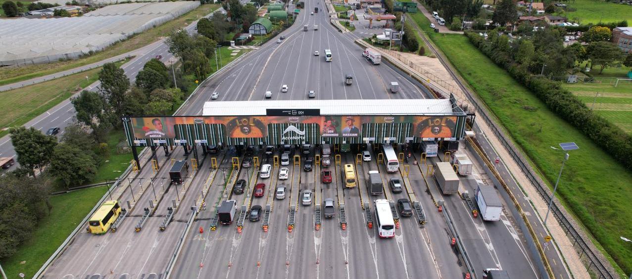 Peaje en Colombia. 