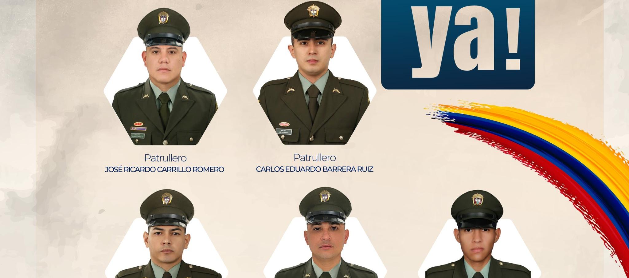 Policías secuestrados