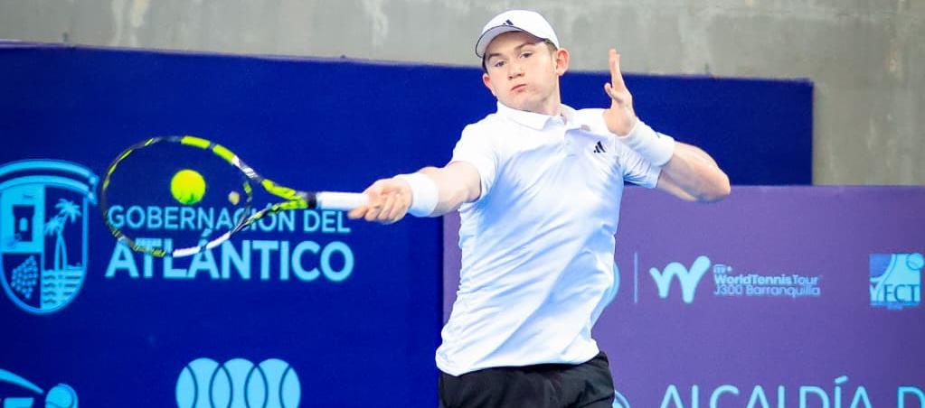 El británico Rhys Lawlor, verdugo del colombiano Alejandro Castellanos. 