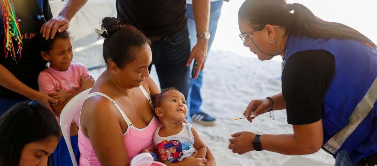 Jornada de vacunación en Soledad. 