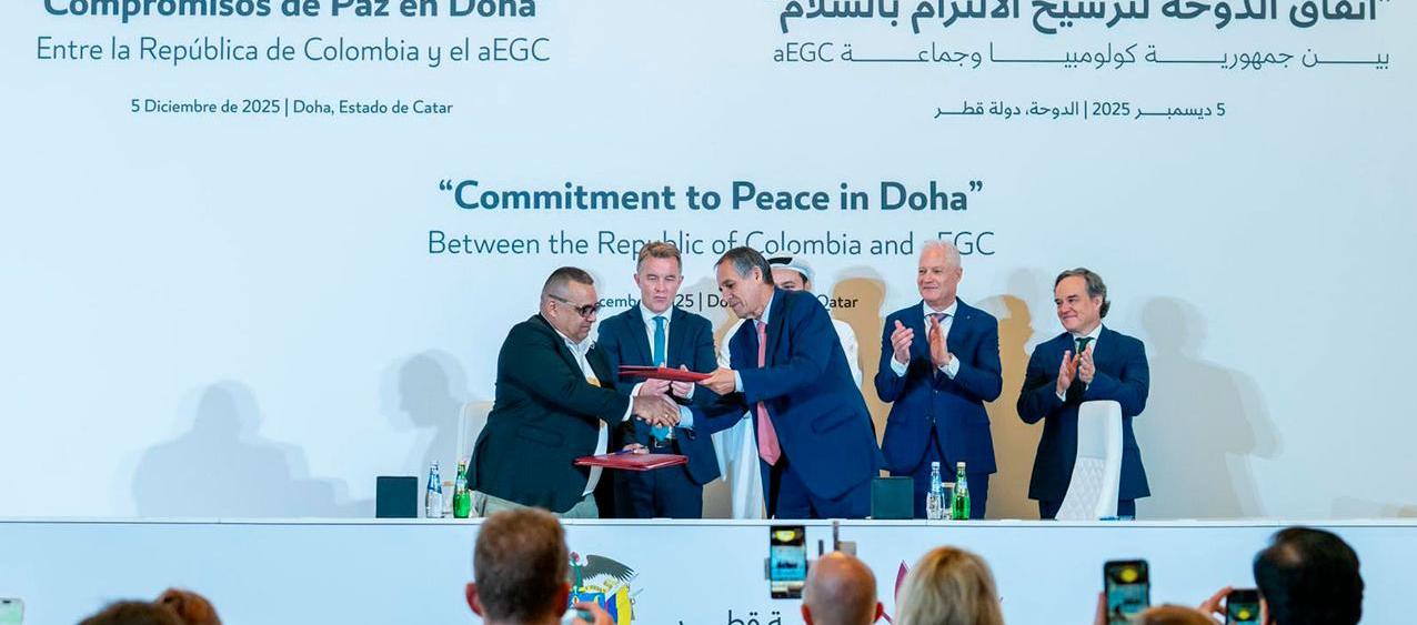 Imagen de la mesa de diálogo.