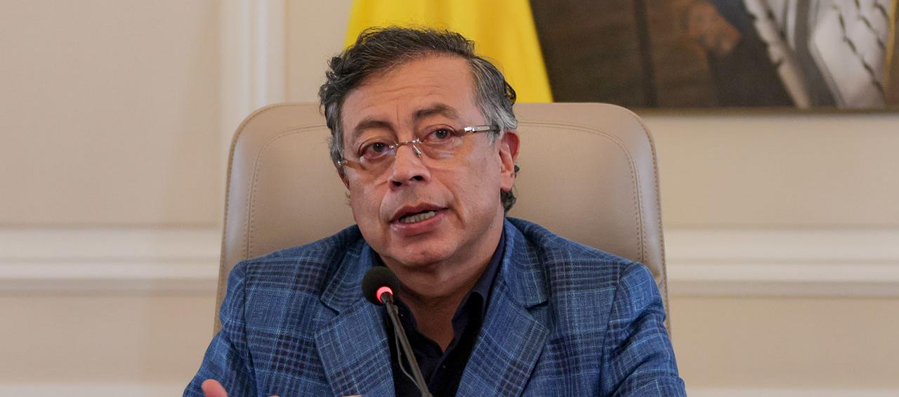 El Presidente Gustavo Petro.