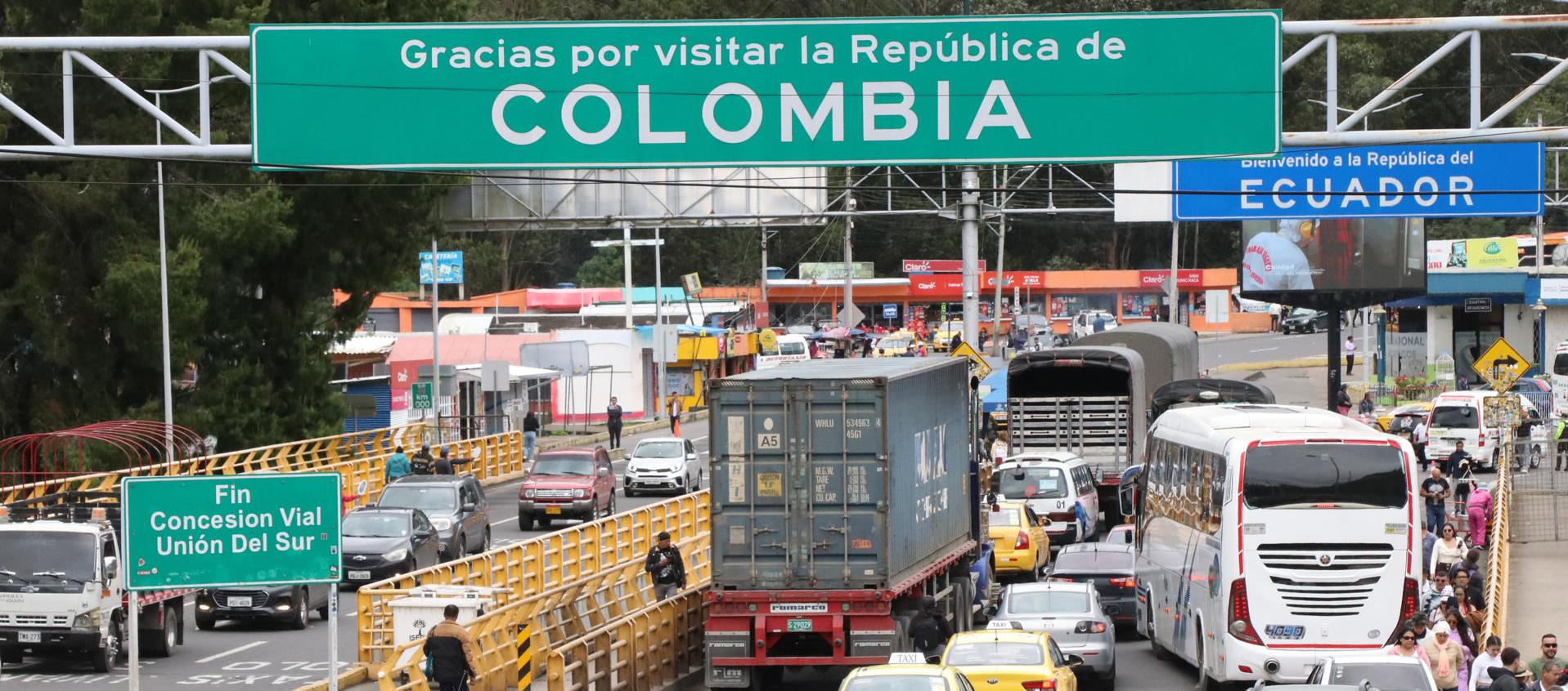 Frontera de Colombia con Ecuador.