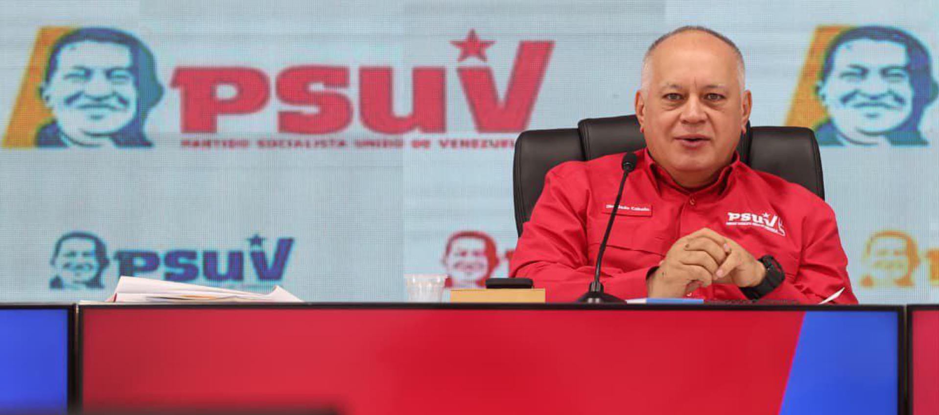 Diosdado Cabello, Ministro del Interior de Venezuela.