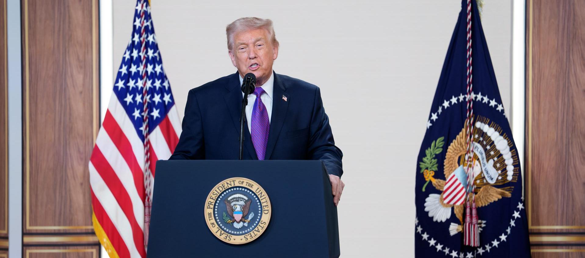 Donald Trump, Presidente de Estados Unidos.