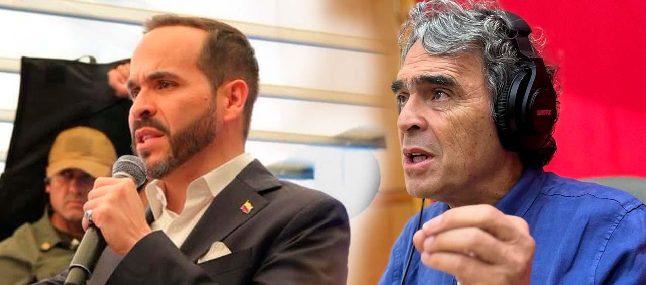 Los precandidatos presidenciales Abelardo De La Espriella y Sergio Fajardo.