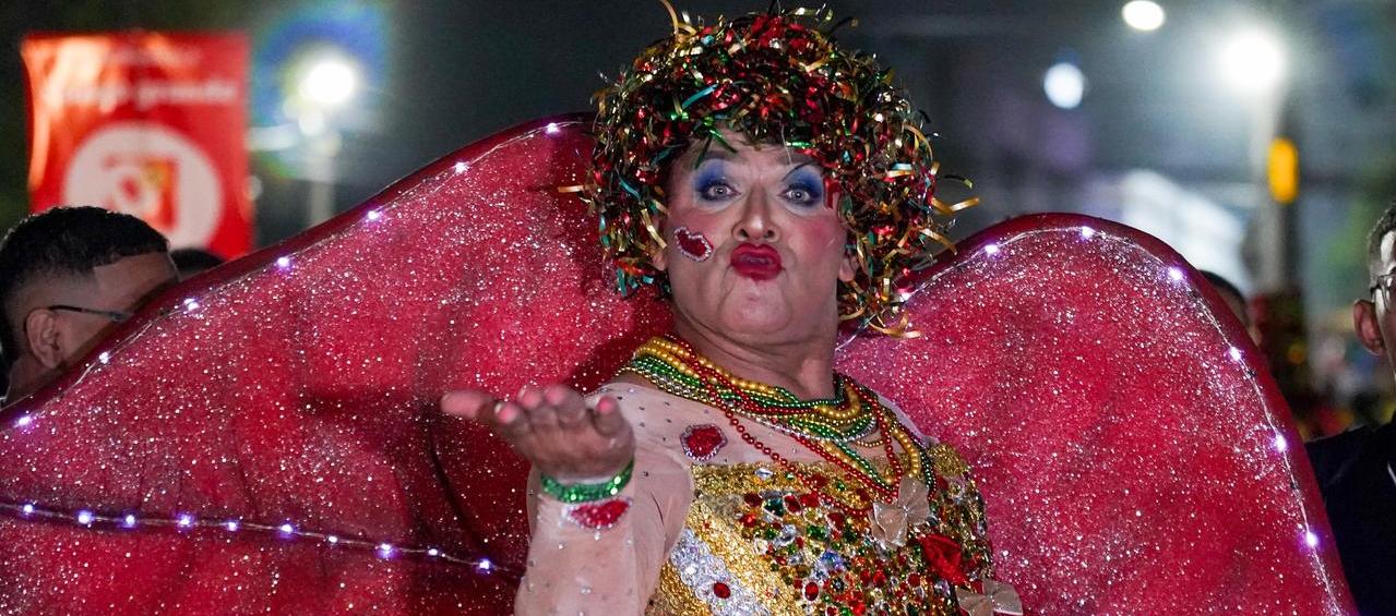 El Rey Momo Adolfo Maury.