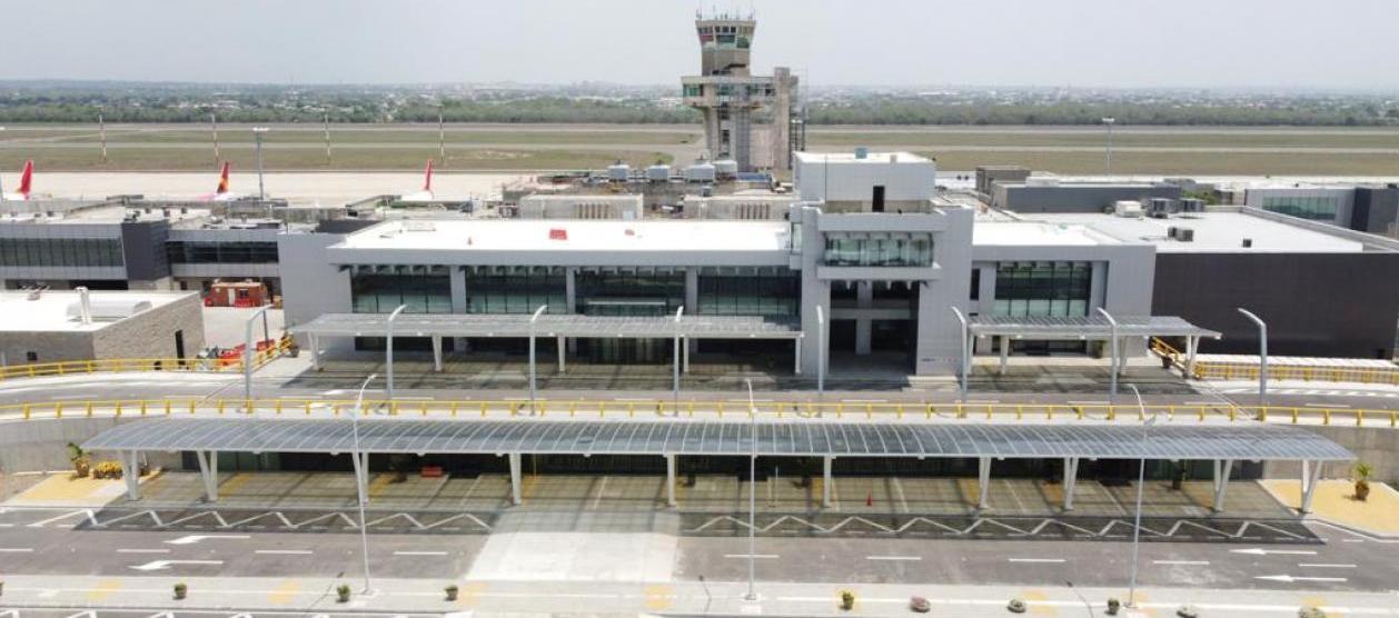 Aeropuerto Ernesto Cortissoz. 