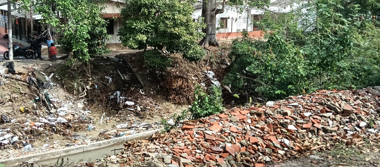 El hallazgo se dio en la calle 58 con carrera 22, cerca al arroyo ‘El Salao’. 