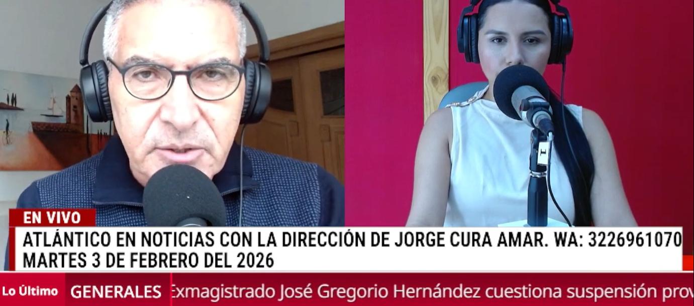 Transmisión de Atlántico en Noticias.