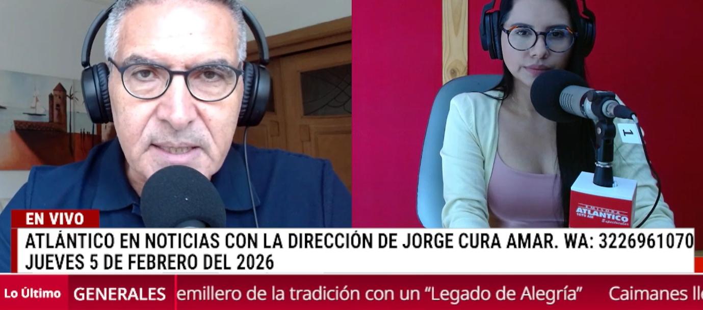 Transmisión de Atlántico en Noticias.