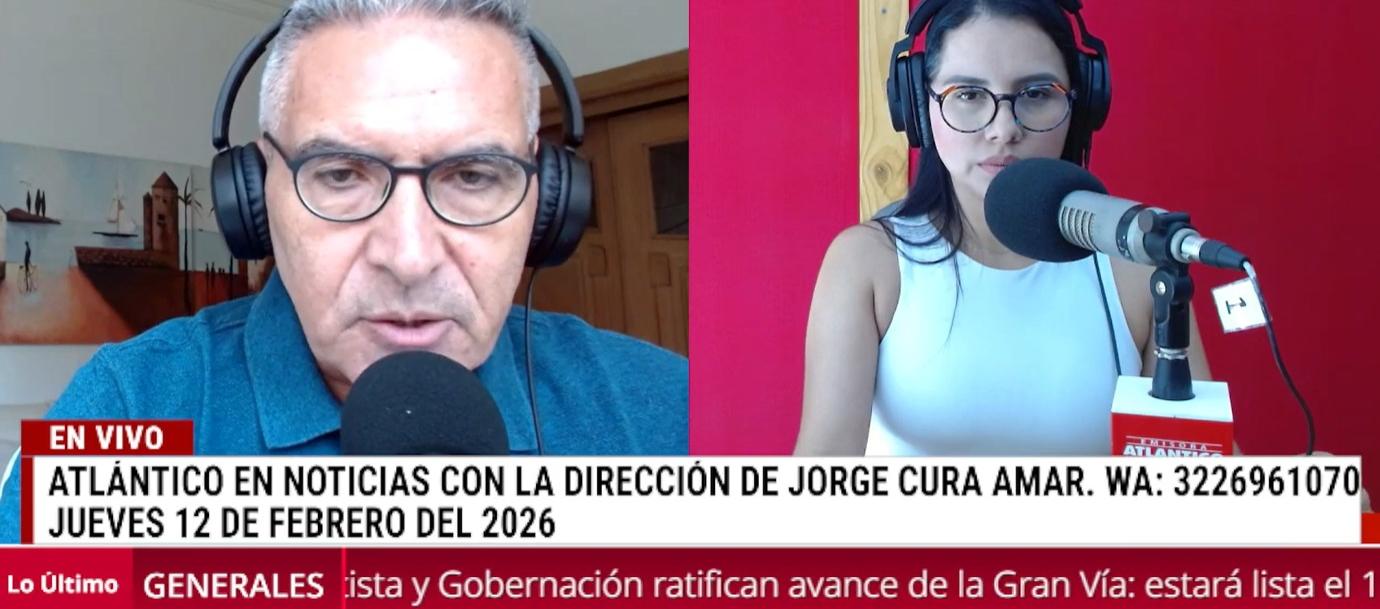 Transmisión de Atlántico en Noticias.