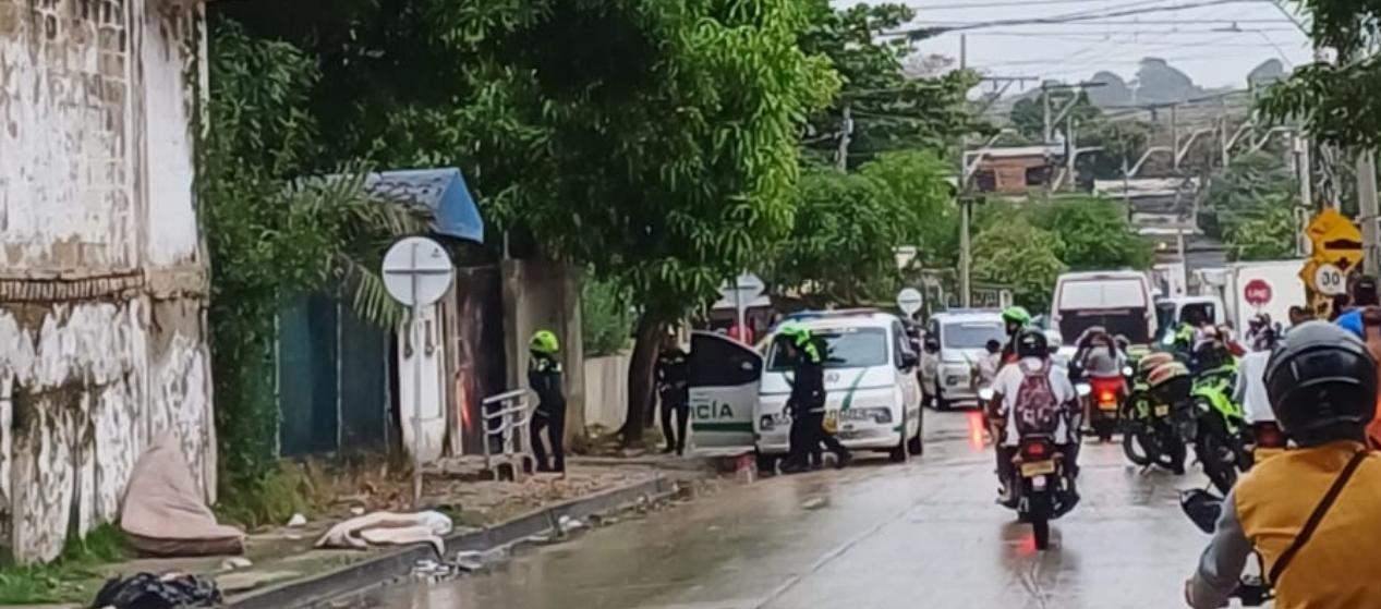 Presuntos 'Costeños' lanzaron una granada la semana pasada en la Distrital El Bosque. 