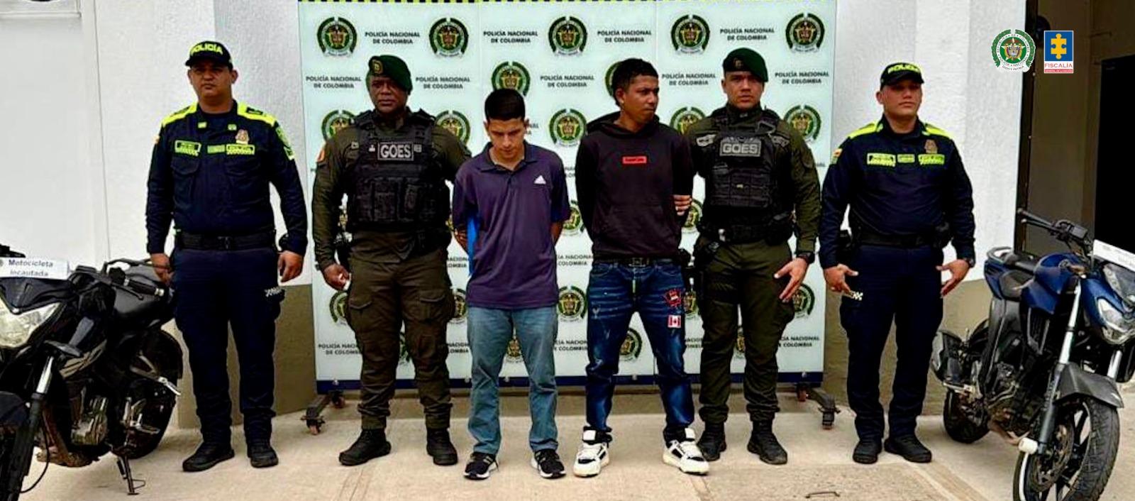 Santiago Alberto Flórez Joya y Jesús David Tovar Torres. 