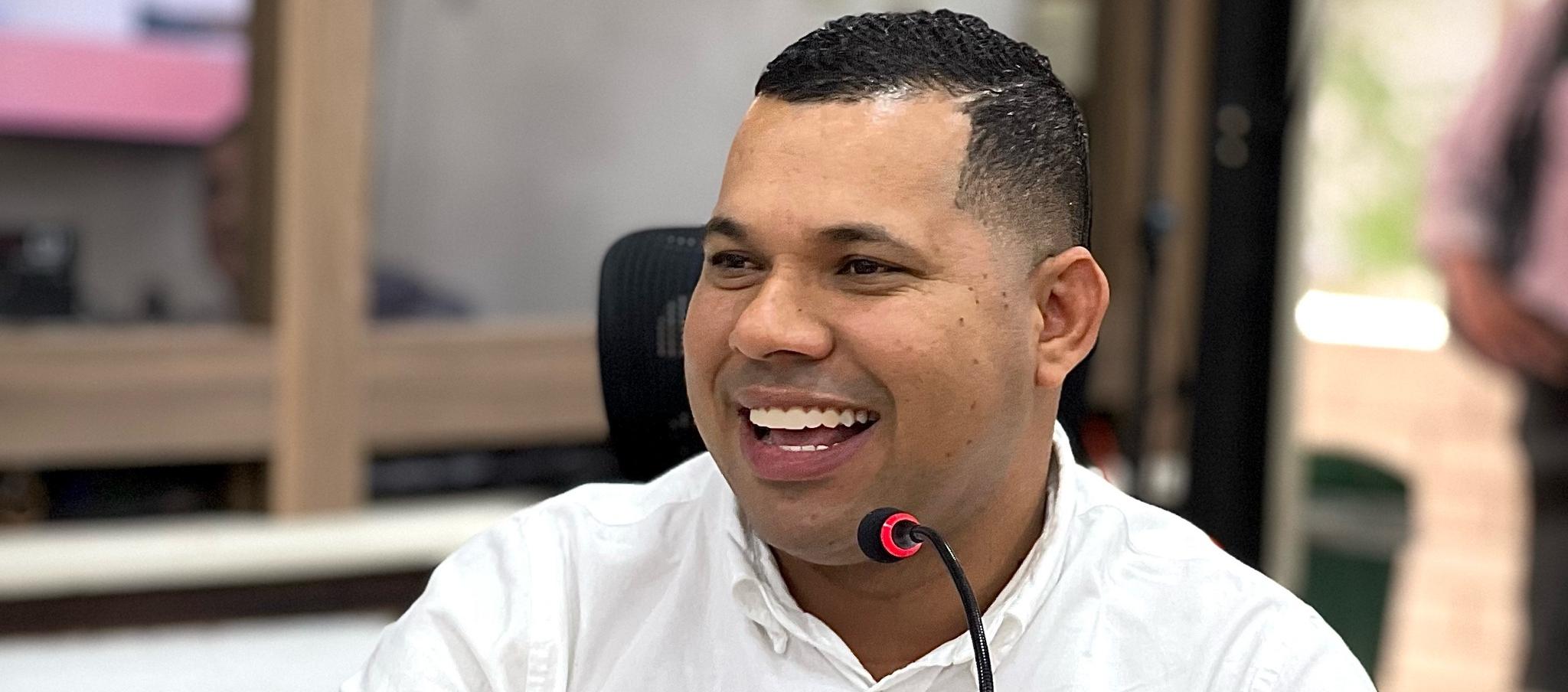 El concejal Alexis Castillo.