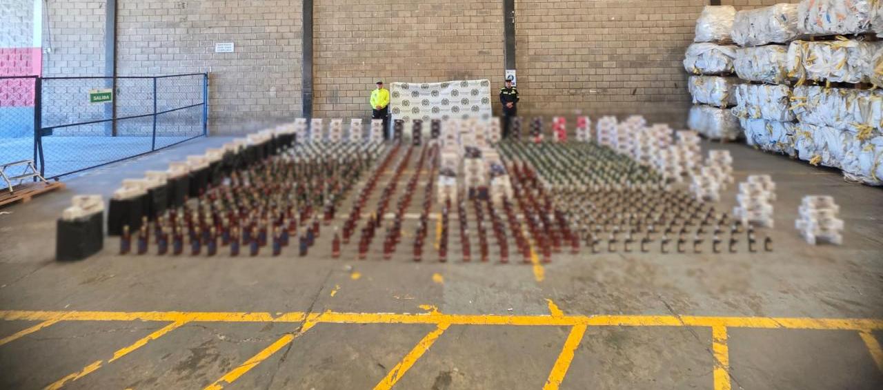 La mercancía aprehendida.