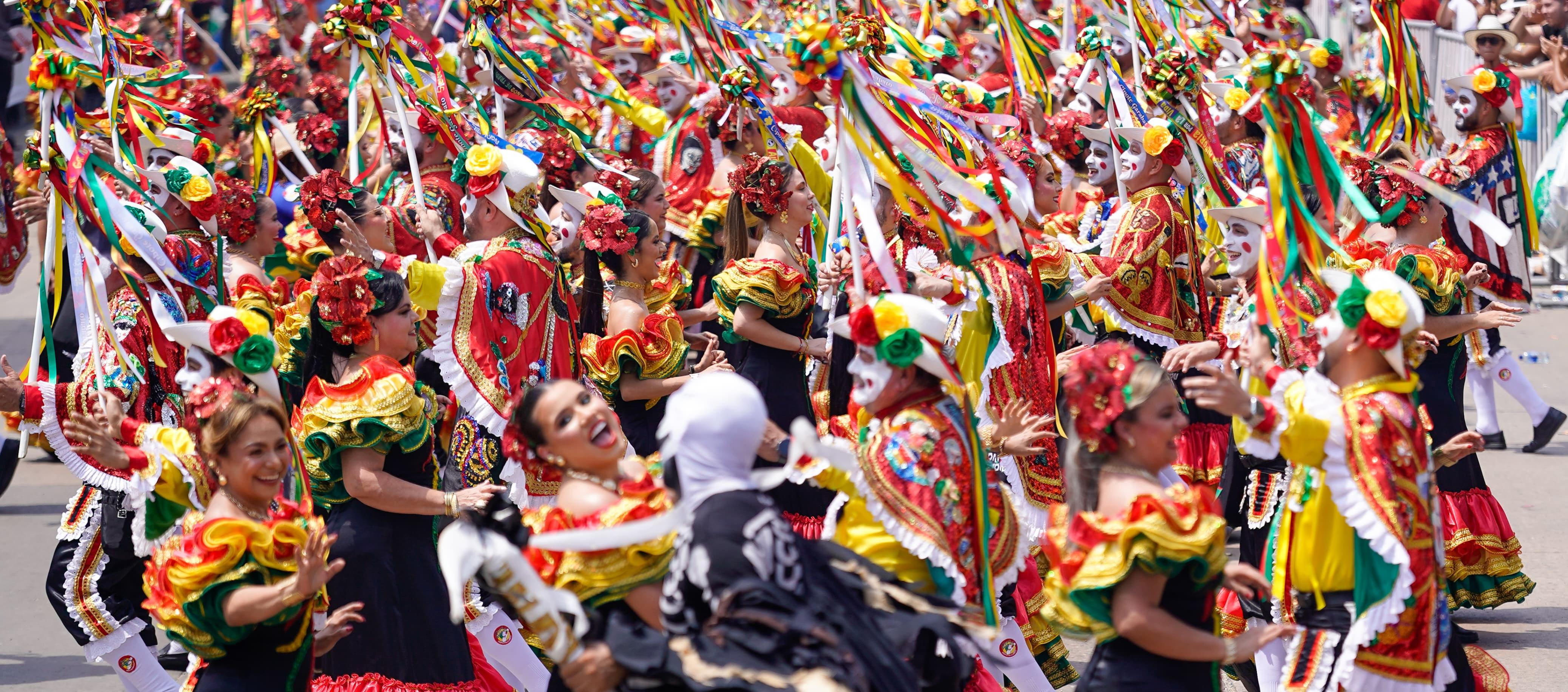 Cipote Garabato durante la Batalla de Flores de 2025.
