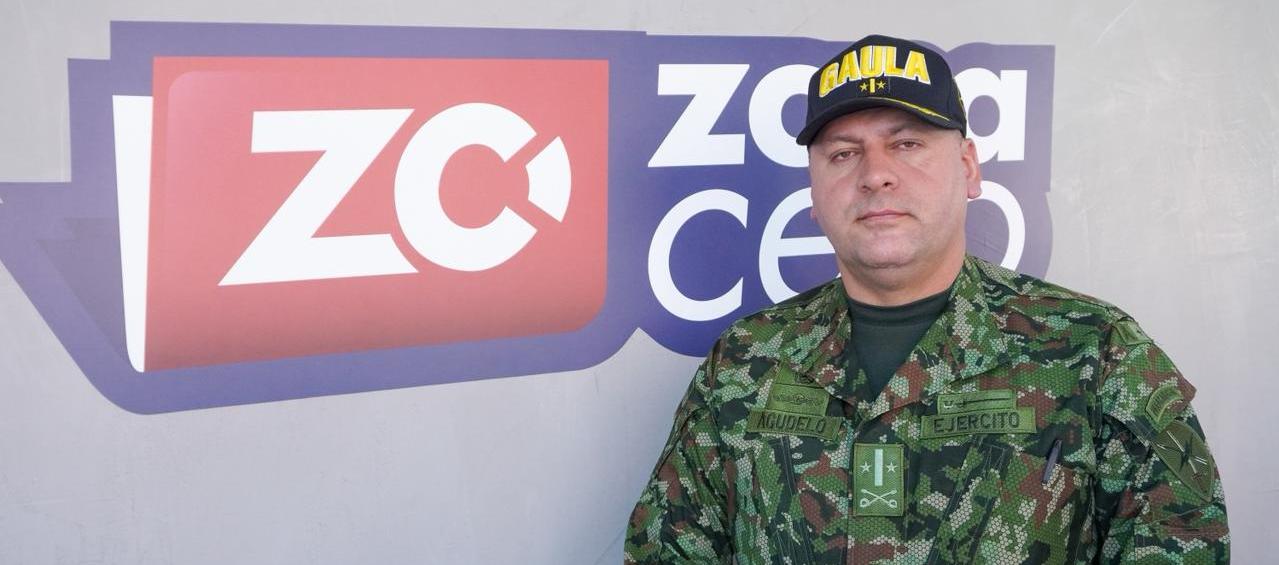 Teniente Coronel, Andrés Agudelo, comandante de esta Unidad Militar 