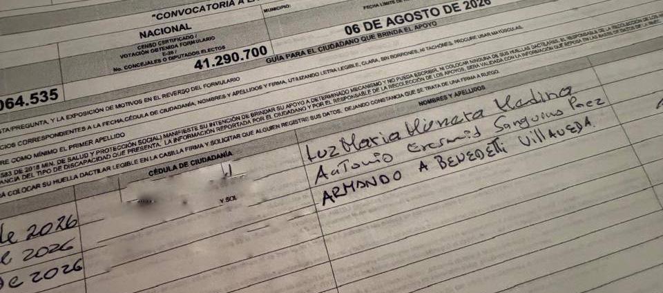 El documento publicado por el Ministro Armando Benedetti.