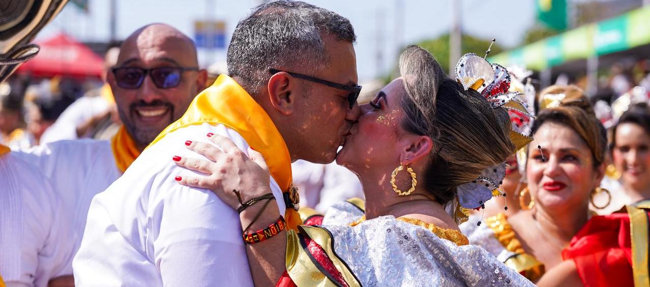 Los novios Diego García y Viviana Muñoz.