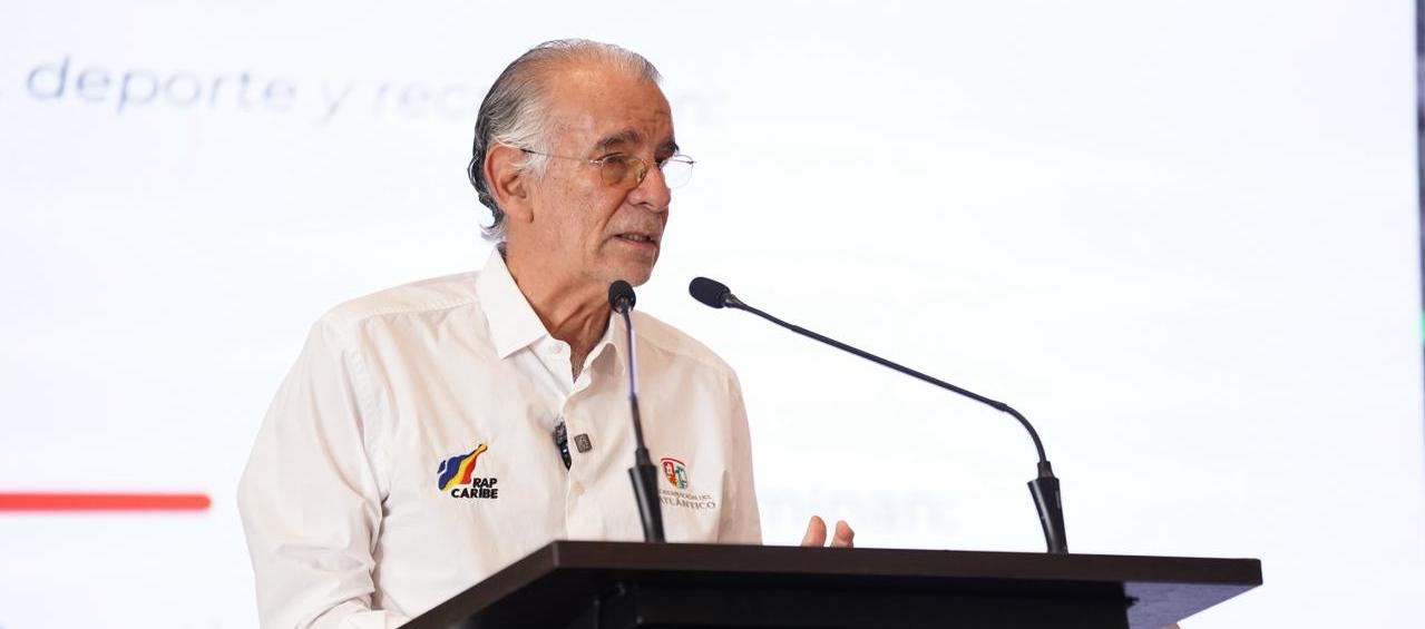 Eduardo Verano, gobernador del Atlántico.