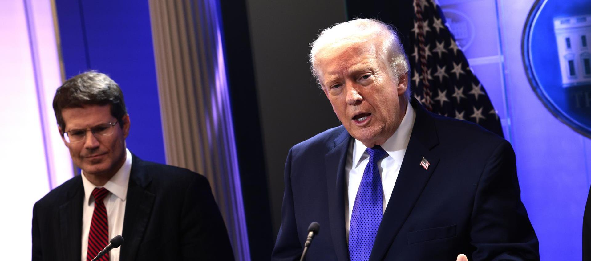 El Presidente Donald Trump.