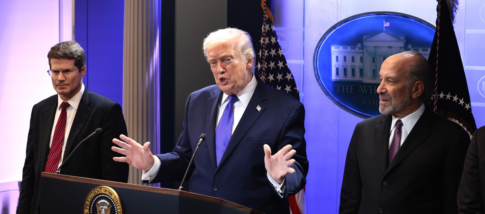 El Presidente Donald Trump.