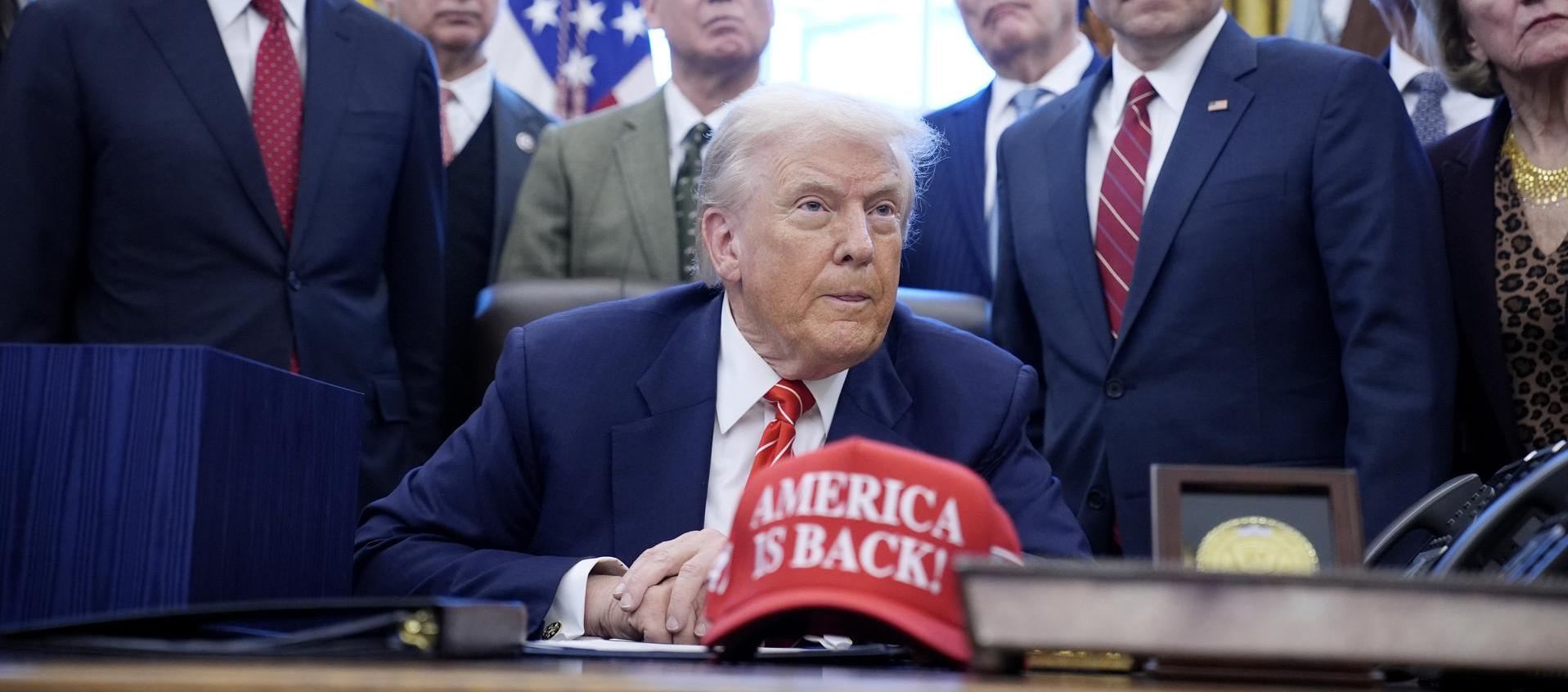 El Presidente Donald Trump.