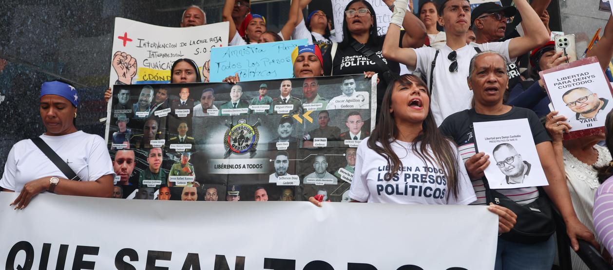 Familiares de los presos políticos.