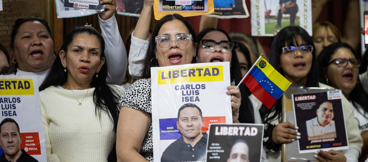 Familiares de los presos políticos.