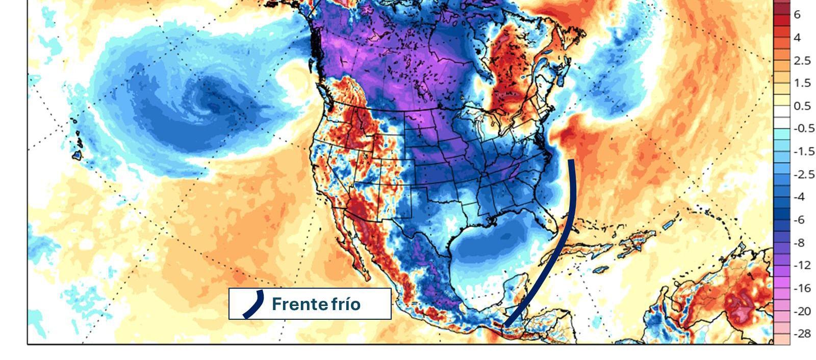 Frente frío.
