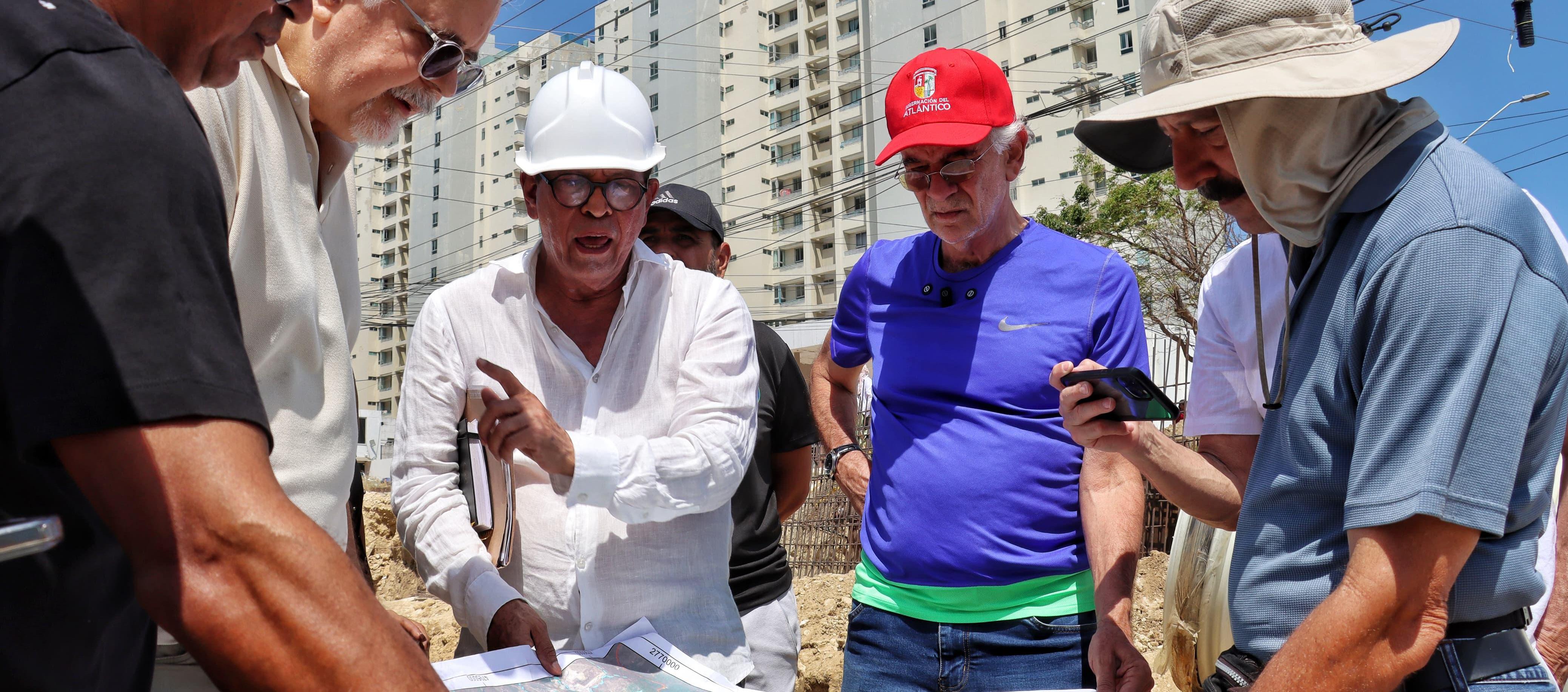 Gobernador Eduardo Verano en inspección técnica.
